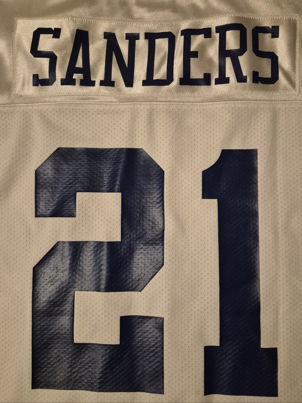 Dallas Cowboys Deion Sanders Mens Mitchell & Ness White Blue Sz 60 Or 4XL Jersey - Picture 8 of 10